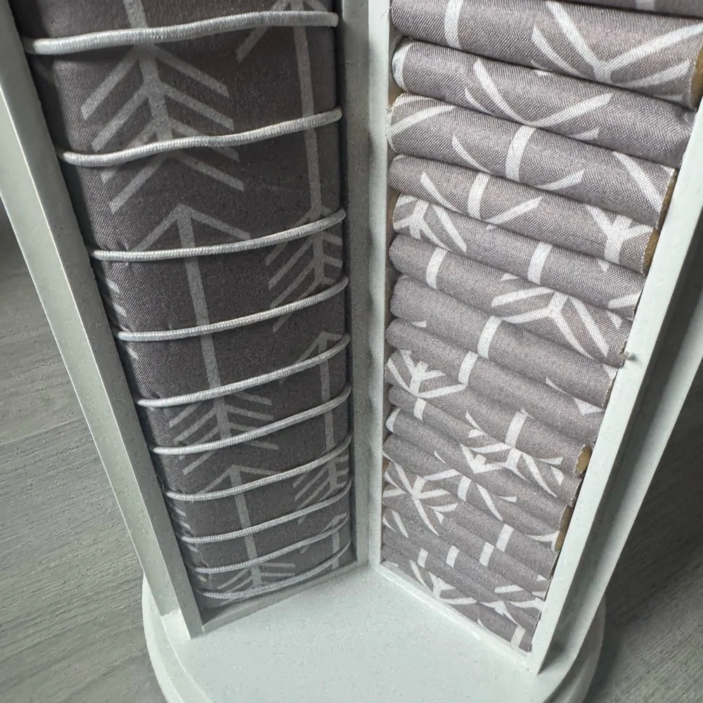 GUC Jewelry Stand + Drawers | Arrow Cool Grey Interior | Rotates 360 Degrees